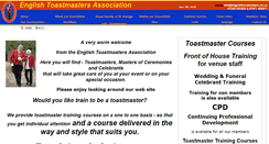 Desktop Screenshot of englishtoastmasters.co.uk