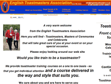 Tablet Screenshot of englishtoastmasters.co.uk